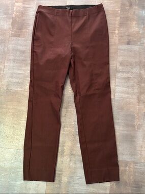 Simply Vera Vera Wang Cropped Dress Pants in Deep Brown